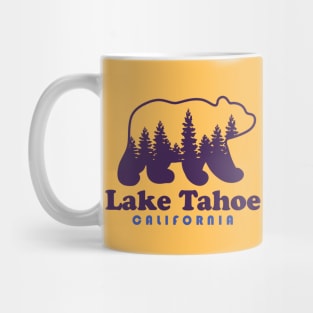 Lake Tahoe Tie Dye Bear California  Hippie CA Mug